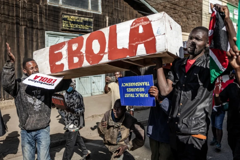 Kenya’s police crack down on protest against US Ebola centre in Nanyuki